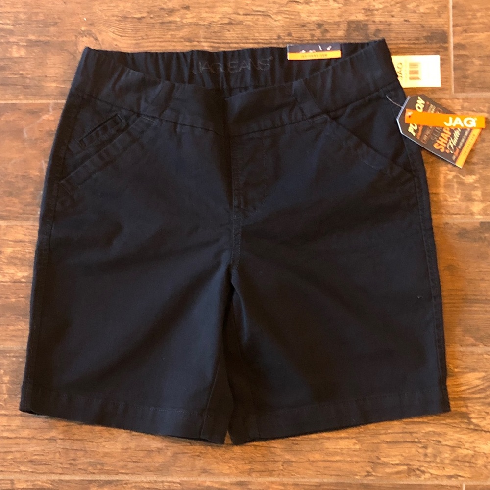 Jag 8 inch slimming black shorts